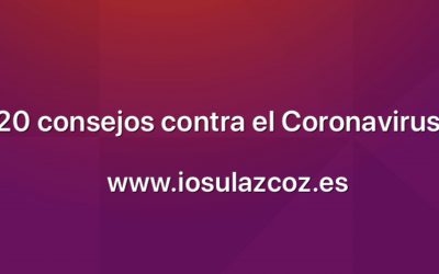 20 consejos contra el Coronavirus